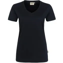 HAKRO® Damen V-Shirt PERFORMANCE, schwarz 1 Stück, Größe: XS