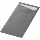 Duni Serviettentasche Sacchetto | Farbe: Grau weiß,