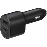 Samsung Dual Car Charger EP-L5300 - Auto-Netzteil - 45 Watt - 3 A - Super Fast Charge 2 Port 45W Schwarz Lightning Auto