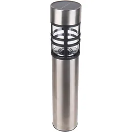 NÄVE Solarleuchte Edelstahl H 42 cm 3er Set grau