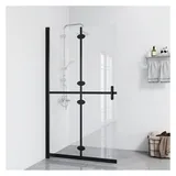 vidaXL Faltbare begehbare Duschwand Transparentes ESG Glas 90x190 cm