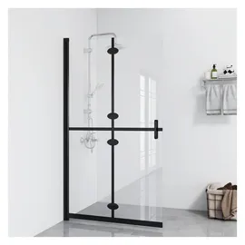 vidaXL Faltbare begehbare Duschwand Transparentes ESG Glas 90x190 cm