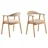 Actona Esszimmerstuhl Addi Polyester beige 2er Set