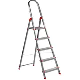 Rolser Trittleiter 5 Stufen - Silver - 101 cm