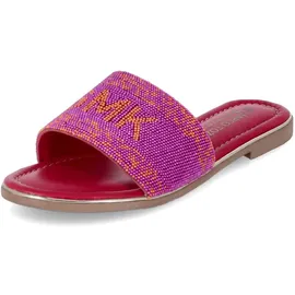 Marco Tozzi Damen Pantoletten Pink Textil Größe: 37 - Rosa - 37