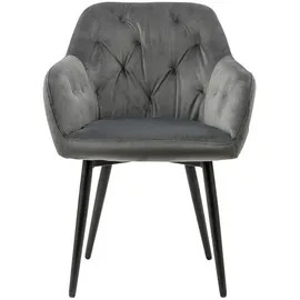 SalesFever Armlehnstuhl grau