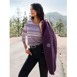 Casual Looks WITT WEIDEN Ringelshirt in orchidee-grau-geringelt | Gr.: 42