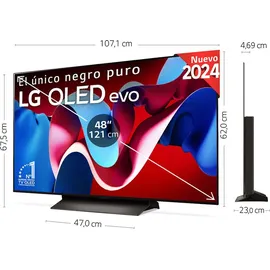 LG OLED48C44LA 48" 4K OLED evo TV C4