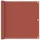 vidaXL Seitenmarkise 90 x 600 cm Terracotta-Rot Polyethylen
