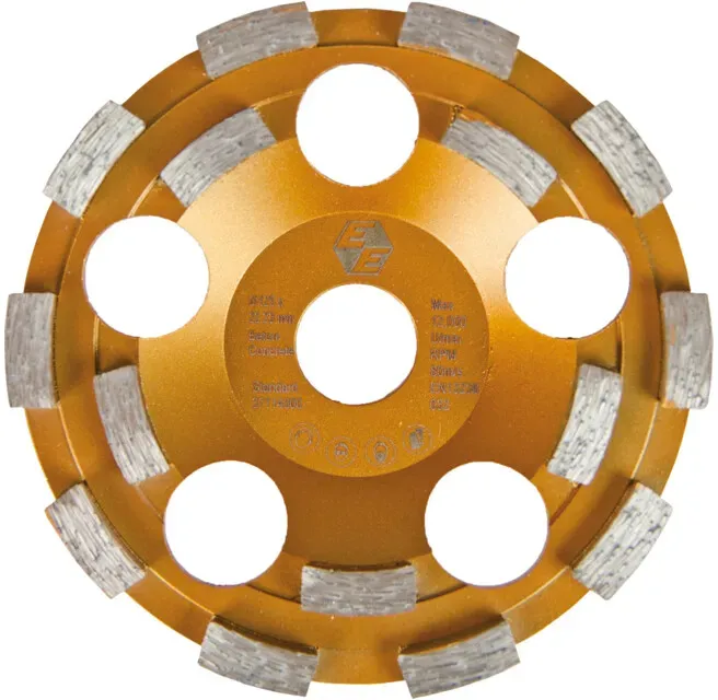 Eibenstock Diamant-Schleifteller Ø 125 mm -Standard- für Beton (gold)