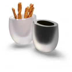 Opak Vase weiß