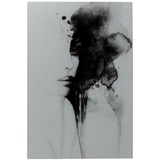 Kare Glasbild Smokey Face, 100x150cm