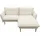 DOMO collection Eckcouch Polyester L-Form 3-Sitzer Beige