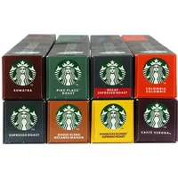 Starbucks Nespresso Komplett Set Röstkaffee Nespresso Kompatibel 8 x 10 Kapseln