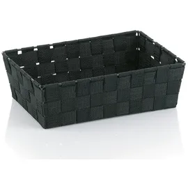 Kela Aufbewahrungskorb Alvaro 30 x 21 x 9 cm schwarz