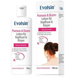 EVOLSIN Psoriasis & Ekzem Lotion Kopfhaut & Körper 100 ml