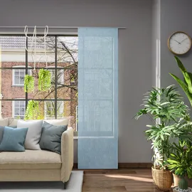 Neutex for you! Schiebegardine NEUTEX FOR YOU "Libre-ECO" Gr. 1, blau, B:60cm H:245cm, Jacquard, Polyester, Gardinen, 60 x 245 cm (B x H)