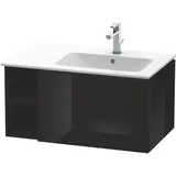 Duravit Waschtischunterschrank 1 Auszug 82 x 40 x 48,1 cm Schwarz Hochglanz