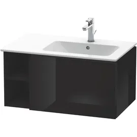 Duravit Waschtischunterschrank 1 Auszug 82 x 40 x 48,1 cm Schwarz Hochglanz