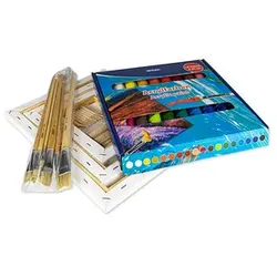 28 STYLEX TOPPOINT Acrylfarben farbsortiert