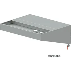 Stalgast Wandhaube "Basic Line", Schrägform  4000 mm x 1100 mm mit Flammschutzfilter Typ B