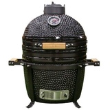 Kamado Keramik Grill Smoker 15" Grillwagen Räucherofen Holzkohlegrill Schwarz