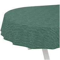 ANRO Tischdecke abwaschbar Wachstuch Wachstuchtischdecke Gartentischdecke Leinen-Optik Pflegeleicht Wasserabweisend