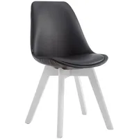 TPFLiving Esszimmerstuhl, Schwarz, Textil, 48x84x55 cm, Esszimmer, Stühle, Esszimmerstühle,