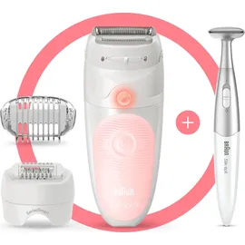 Braun Silk-épil 5 SensoSmart 5-820 weiß/rosa