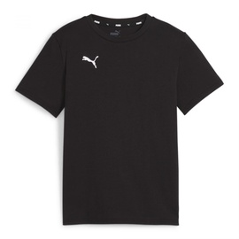 Puma teamGOAL Casuals T-Shirt Jungen 03 black/white 116