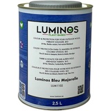 Luminos LUM1102 - BLEU MAJORELLE - Holzlasur Außen - Biopolymer-Wasserbasis Lasur für Holz, UV-Schutz und Wetterfest - Blau Majorelle 2.5L