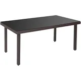 MCW Chieti Gartentisch 160 x 90 x 74 cm braun