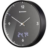 Bresser MyTime LEDsec Wanduhr - Anthracite - One Size