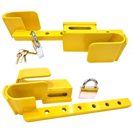 Preiswert & Gut Containerschloss 2er Set verstellbar 23–42 cm aus gehärtetem Stahl