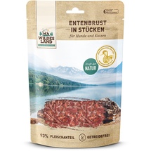 Wildes Land Entenbrust Streifen Hunde Snack WL Entenbrust Stücken 200g Hunde Snack