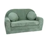 FORTISLINE Kindersofa Rosalia 100 x 60 x 50 cm Cord grün