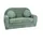 FORTISLINE Kindersofa Rosalia 100 x 60 x 50 cm Cord grün