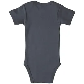LOGOSHIRT Body LOGOSHIRT, Mädchen, Gr. 74/80, EURO-Größen, blau (dunkelblau), 100% Baumwolle, bedruckt, normal, Rundhals, Bodys Body, mit Superman Logo-Frontdruck