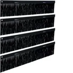 Hager FZ872XE Bodenblech mit Bürste 600x600mm (BxT).Bodenblech zum Einlegen der Kabel in den Anreihstandschrank.