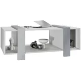 Vladon Couchtisch, Greige, Holzwerkstoff, 110.5x56.5x42 cm, Wohnzimmer, Wohnzimmertische, Couchtische