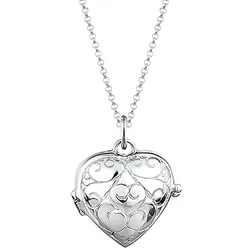 Elli Herz-Medaillon Amulett Ornament 925 Silber 45 Damen 