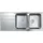 Grohe K500 2 Becken rechts Auflagespüle Edelstahl Handbetätigung 1160 x 500 mm