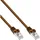 InLine InLine® Patchkabel, SF/UTP, Cat.5e, braun, 0,3m