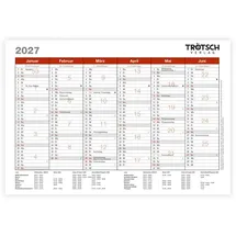 Trötsch Verlag Wandtafelplaner A4 2027