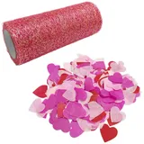 1 Rolle Tischdecke, 10g Papierreste, Netz-Tischdeckenrolle, Roségold-Tischdecke, Tischläufer Aus Tüll, Tischdecke Mit Zufälligen Mustern, Tischdekoration Für Hochzeit Und Geburtstagsfeier