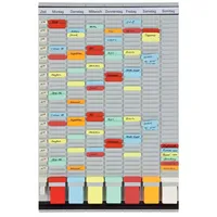 Franken T-Kartentafel 47,4 x 78 cm grau
