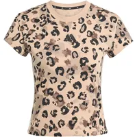 Adidas Animal Print 3-Streifen T-Shirt Damen, JM1853 - multicolor/warm