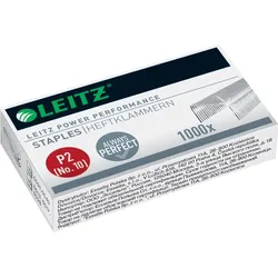 LEITZ Heftklammern P2 Nr.10, Heftleistung: 10 Blatt, Inhalt: 1.000 Stück