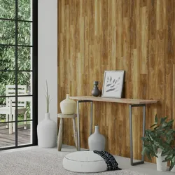 vidaXL Wandpaneele Holzoptik Braun PVC 2,06 m2