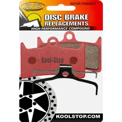 Kool-Stop Bremsbelag Hope E4,V4 RE-D585, organisch, starke Bremskraft, geringer Scheibenverschleiß, mit Klammern und Pins, langlebig
